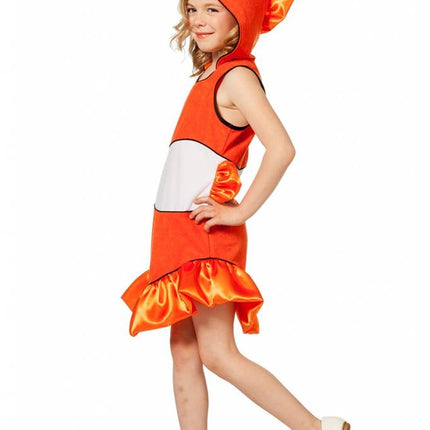 Feestbazaar Tropische vissenpakje kind oranje