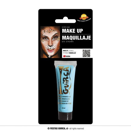 Feestbazaar Tube make-up crème Lichtblauw