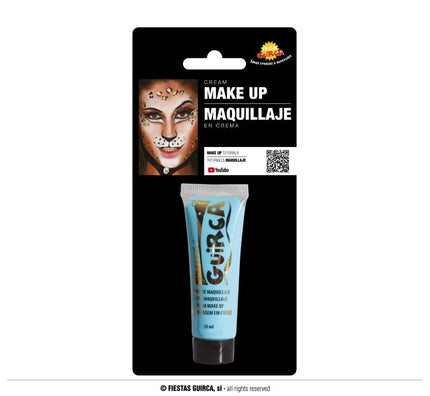 Feestbazaar Tube make-up crème Lichtblauw