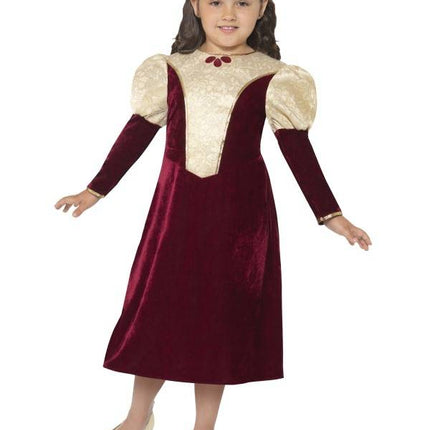 Feestbazaar Tudor prinsessen kostuum meisje
