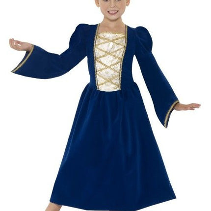 Feestbazaar Tudor Prinsessenmeisje kostuum