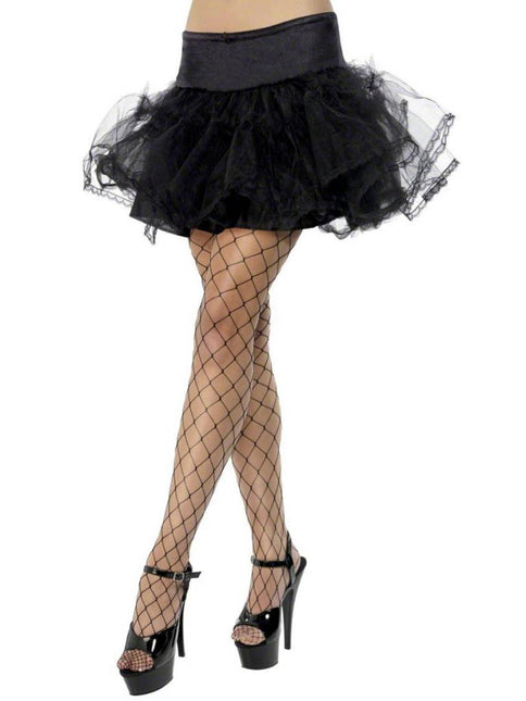 Feestbazaar Tule petticoat zwart
