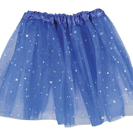 Feestbazaar Tutu Blauw Sterren Kind