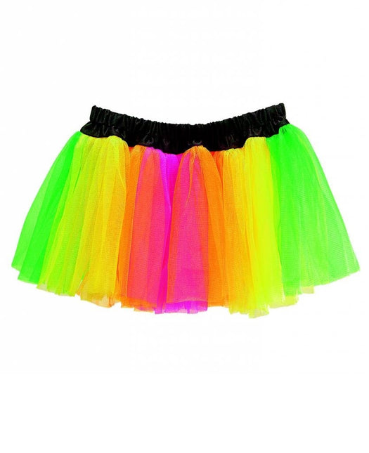 Feestbazaar Tutu meerkleurig neon