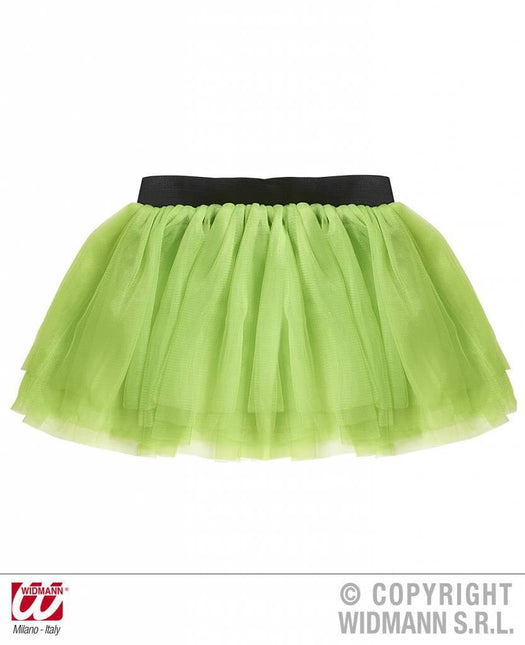 Feestbazaar Tutu neon groen