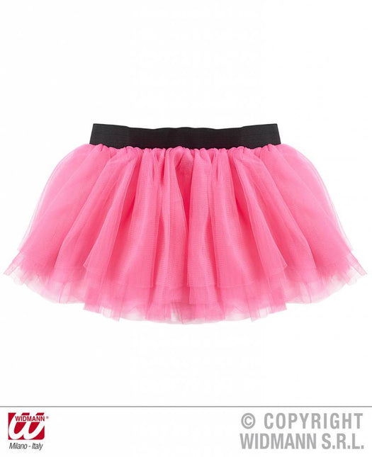 Feestbazaar Tutu neon roze