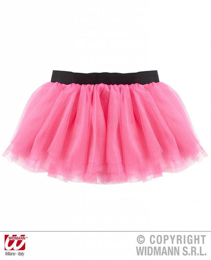 Feestbazaar Tutu neon roze
