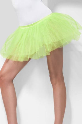 Feestbazaar Tutu onderrok neon groen