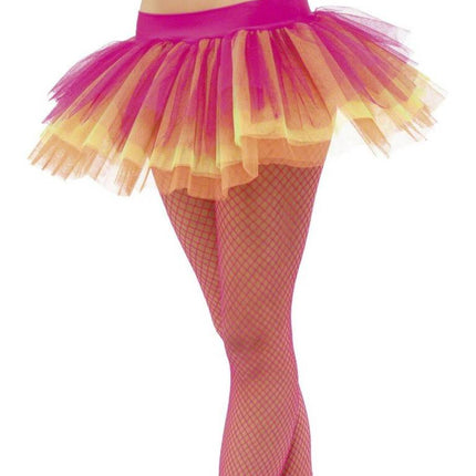 Feestbazaar Tutu onderrok neon multikleur