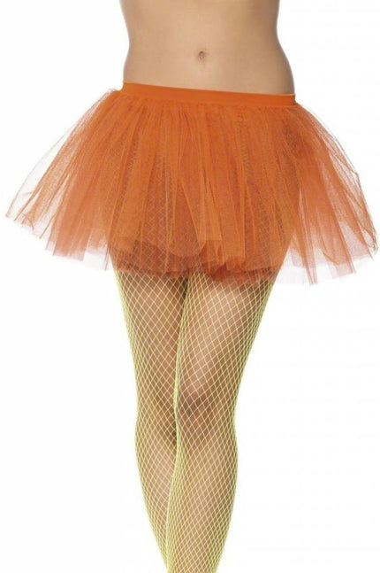 Feestbazaar Tutu onderrok neon oranje