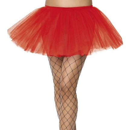 Feestbazaar Tutu onderrok rood