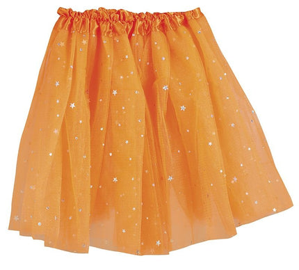 Feestbazaar Tutu Oranje Sterren Kind
