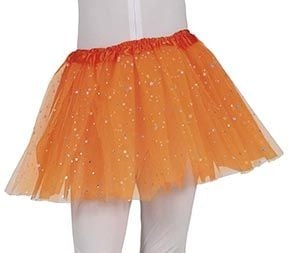 Feestbazaar Tutu Oranje Sterren Kind
