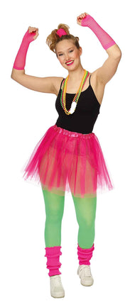 Feestbazaar Tutu Set Neon Fuchsia Jennifer