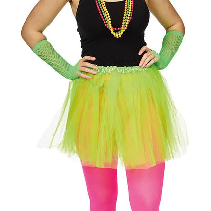 Feestbazaar Tutu Set Neon Groen Amanda