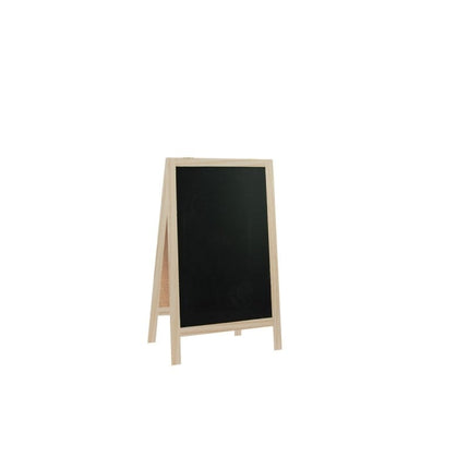 Feestbazaar Tweezijdig Houten Krijtbord (20cm x 39cm)