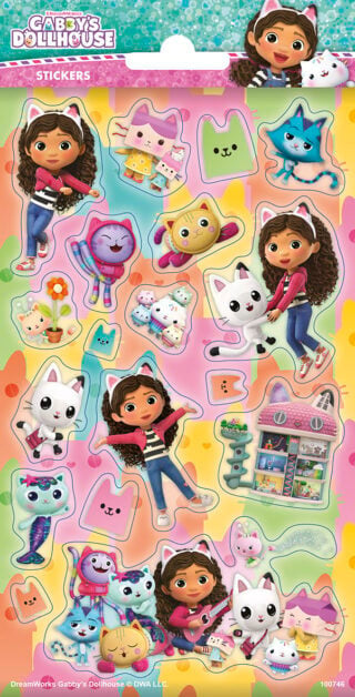 Feestbazaar Twinkel Stickervel Gabby's Dollhouse (18st)