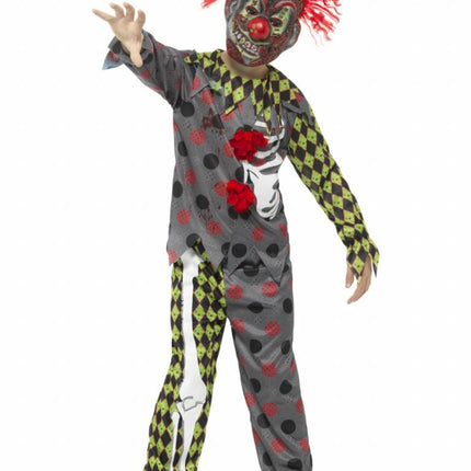 Feestbazaar Twisted Clown kostuum kind Halloween