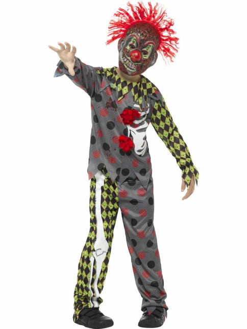 Feestbazaar Twisted Clown kostuum kind Halloween