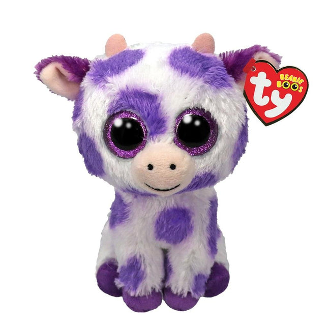 Feestbazaar Ty Plucheknuffel Ethel de Koe 15cm