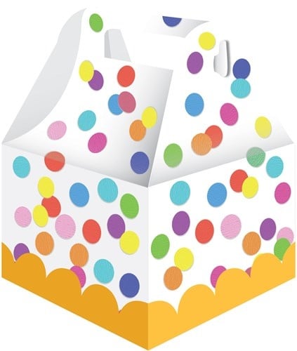 Feestbazaar Uitdeeldoosjes Confetti (6st)