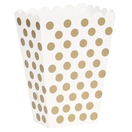 Feestbazaar Uitdeeldoosjes Dots Goud