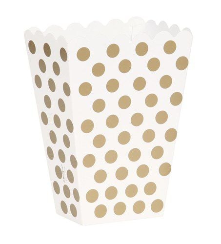 Feestbazaar Uitdeeldoosjes Dots Goud