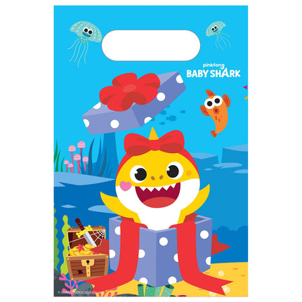 Feestbazaar Uitdeelzakjes Baby Shark (8st)