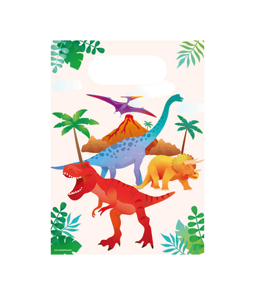 Feestbazaar Uitdeelzakjes Dino Apatosaurus (6st)