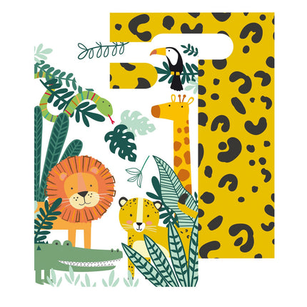 Feestbazaar Uitdeelzakjes 'Get Wild' Jungle (8st)