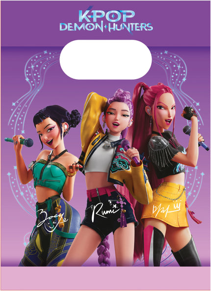 Feestbazaar Uitdeelzakjes K-Pop Demon Hunters (4st)