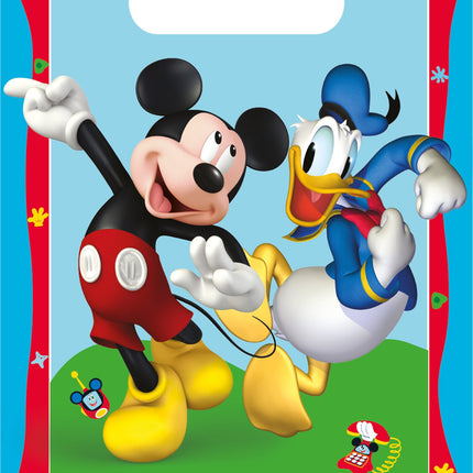 Feestbazaar Uitdeelzakjes Mickey Mouse Rock The Clubhouse (6st)