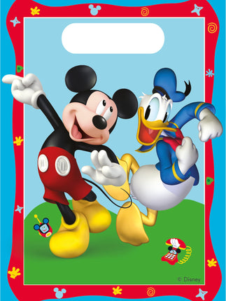 Feestbazaar Uitdeelzakjes Mickey Mouse Rock The Clubhouse (6st)