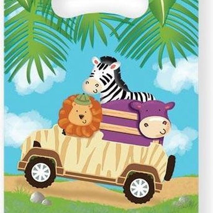 Feestbazaar Uitdeelzakjes Safari (8st)