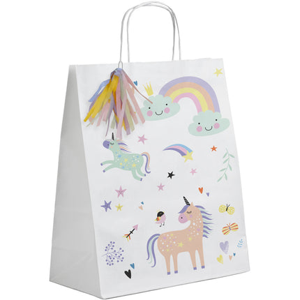 Feestbazaar Uitdeelzakjes Unicorns & Rainbows (6st)
