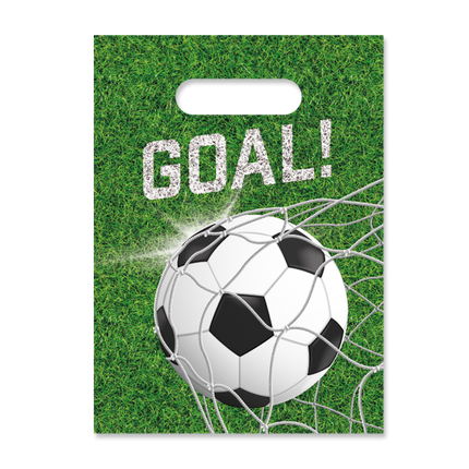 Feestbazaar Uitdeelzakjes Voetbal Goal (6st)