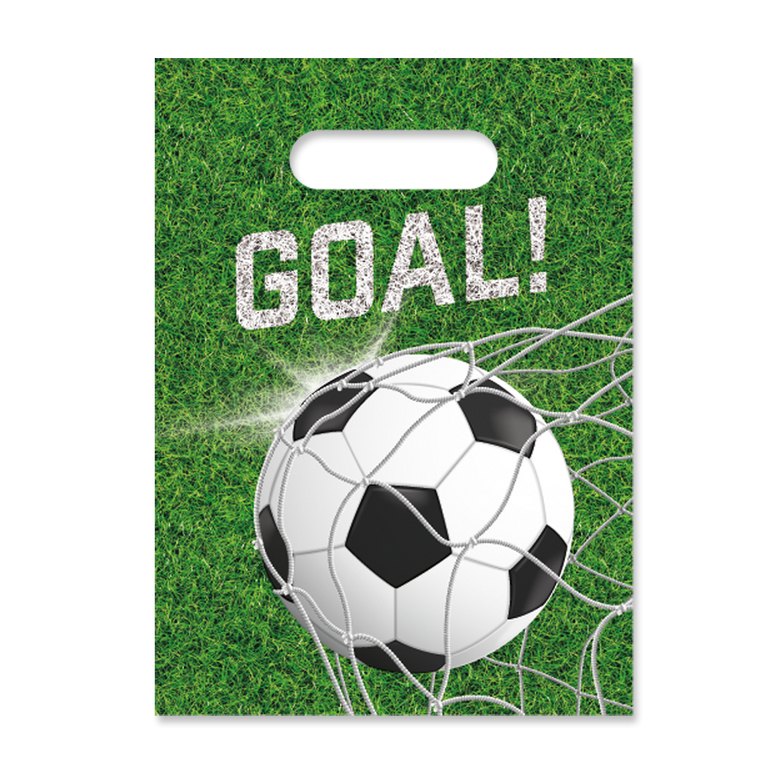 Feestbazaar Uitdeelzakjes Voetbal Goal (6st)