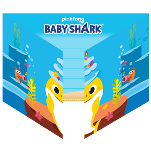 Feestbazaar Uitnodigingen Baby Shark (8st)