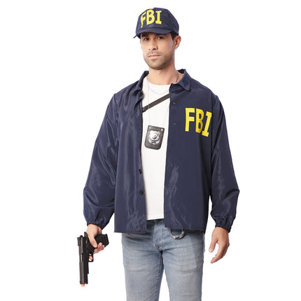 Feestbazaar Undercover FBI Jas & Pet (M/L)