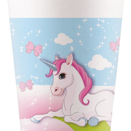 Feestbazaar Unicorn Cups 200ml (8st)