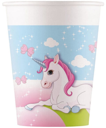 Feestbazaar Unicorn Cups 200ml (8st)