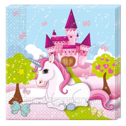 Feestbazaar Unicorn Fantasy Servetten (20st)