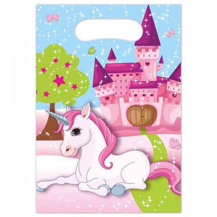 Feestbazaar Unicorn Fantasy Uitdeelzakjes (6st)