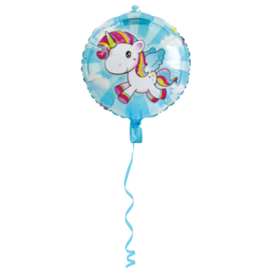Feestbazaar Unicorn folieballon - 45 cm