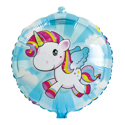 Feestbazaar Unicorn folieballon - 45 cm