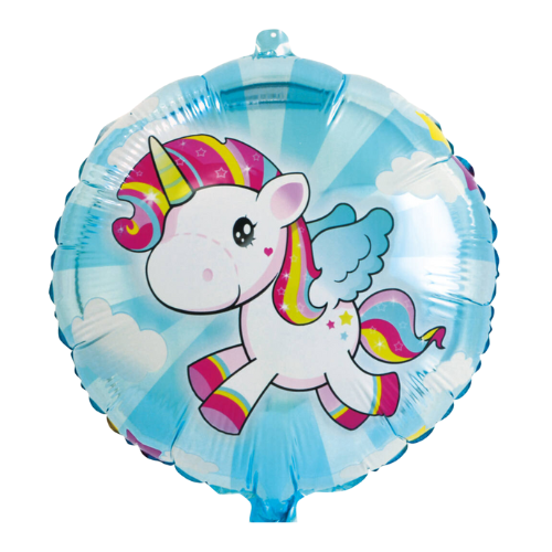 Feestbazaar Unicorn folieballon - 45 cm