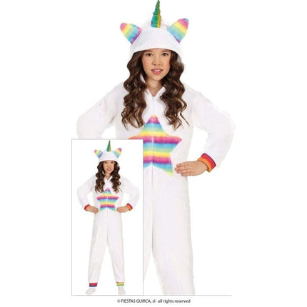 Feestbazaar Unicorn Onesie Rainbow Ster Kind