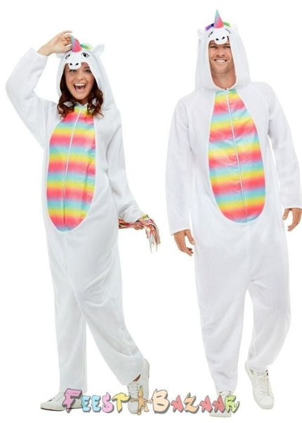 Feestbazaar Unicorn Onesie Volwassenen