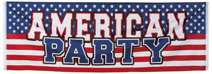 Feestbazaar USA banner American Party!