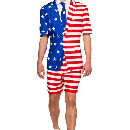 Feestbazaar USA maatpak kort
